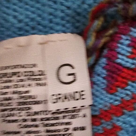 Sweater Hooded Peru Peruvian Alpaca Womens Size Small Rainbow Hoodie - Picture 9 of 10